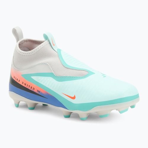 Scarpe da calcio junior Nike United Phantom 6 High Academy Jr FG/MG pistachio frost/hyper orange