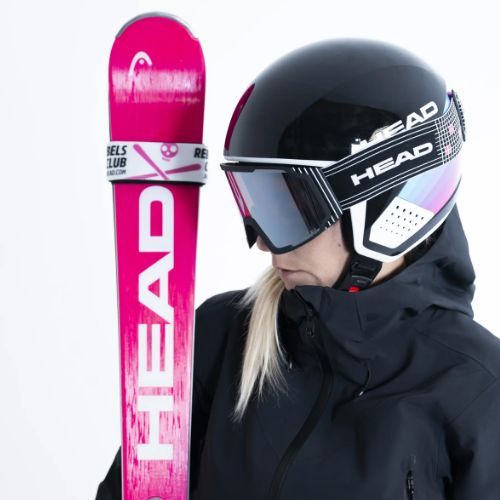 Sci da discesa HEAD WC Rebels e-Race Pro RP WCR 14 + attacchi Freeflex 14 GW 75 Years pink