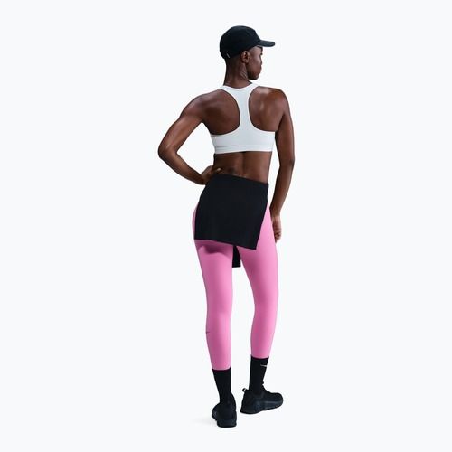 Reggiseno sportivo Nike Swoosh Medium Support white/black