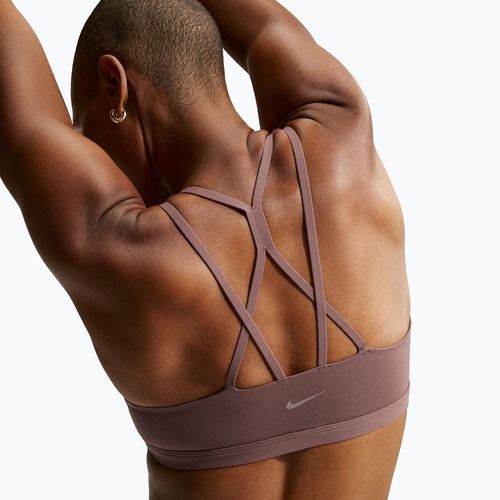 Reggiseno sportivo Nike Zenvy Strappy Light-Support tattoo/white