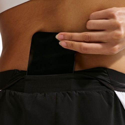 Pantaloni da running donna Nike Tempo Swoosh Dri-Fit Mid-Rise 7/8 black/white