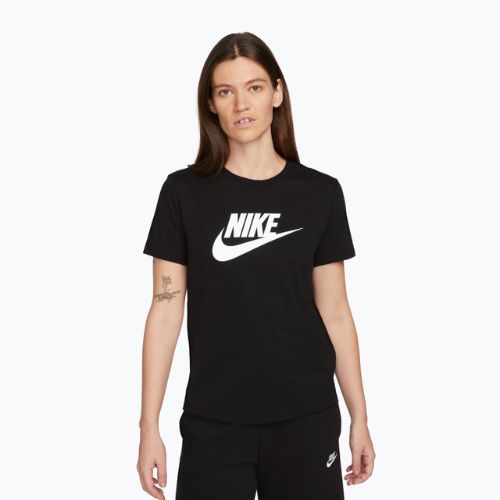 T-shirt donna Nike Sportswear Club Essentials Logo black/white