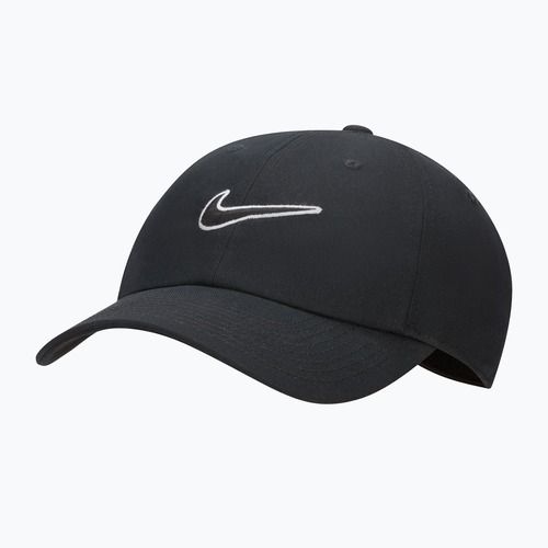 Cappellino con visiera Nike Club Unstructured Swoosh black/black