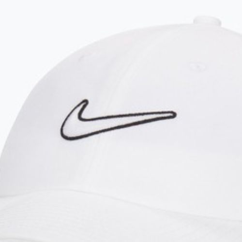 Cappellino con visiera Nike Club Unstructured Swoosh white/white