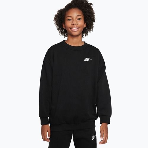 Felpa per bambini Nike Sportswear Club Fleece university black/white