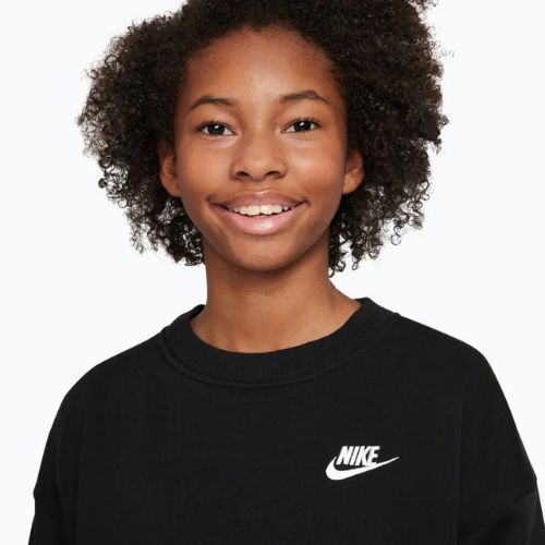 Felpa per bambini Nike Sportswear Club Fleece university black/white