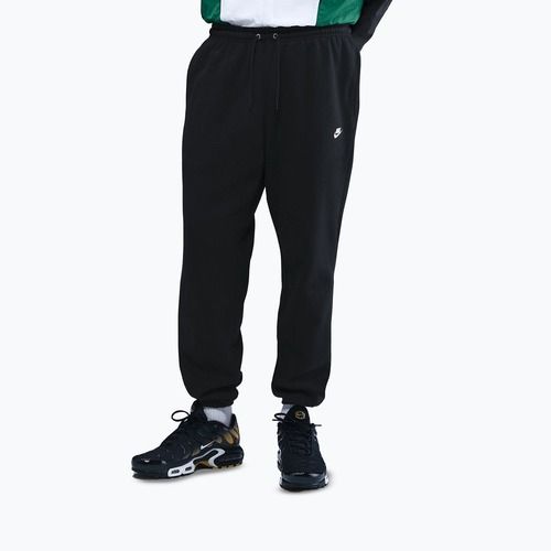 Pantaloni da uomo Nike Club Cuffed Brushed black/black/white