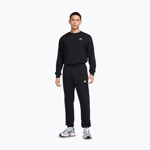 Felpa uomo Nike Club French Terry Crew black/white