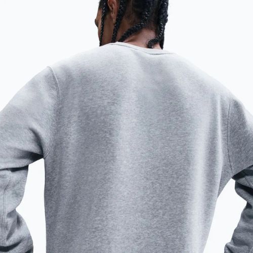 Felpa uomo Nike Sportswear Club Graphic Fleece Crew dark grey heather/white