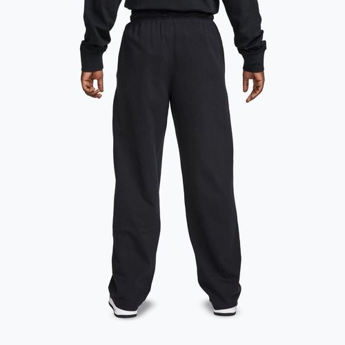 Pantaloni da uomo Nike Sportswear Club Knit Open-Hem black/white