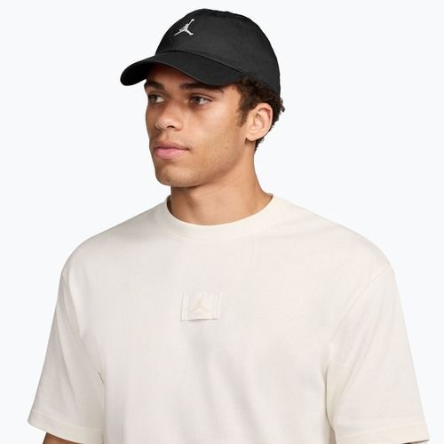 Cappellino con visiera  Jordan Club Unstructured Curved-Bill black/white
