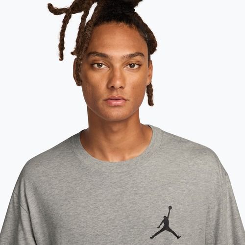 T-shirt uomo Nike Jordan grey heather/black