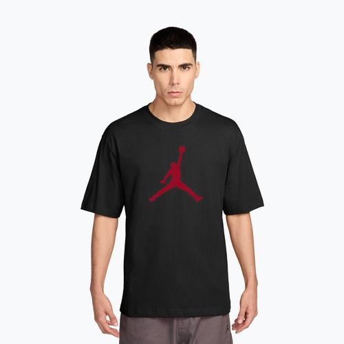 T-shirt da uomo Nike Jordan black/gym red