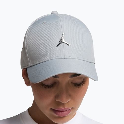 Cappellino con visiera Nike Jordan Rise Structured Metal Jumpman light smoke grey/R511