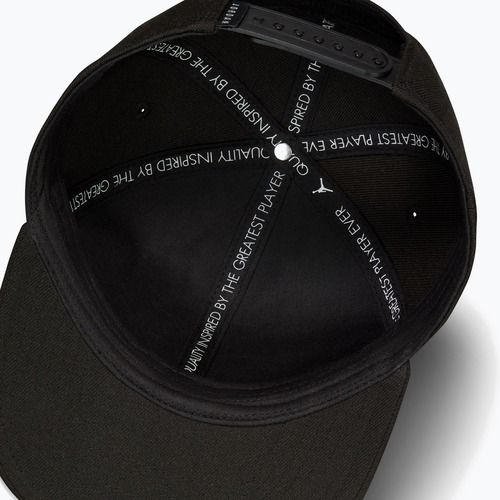 Cappellino con visiera Jordan Rise Structured Curved-Bill black/white