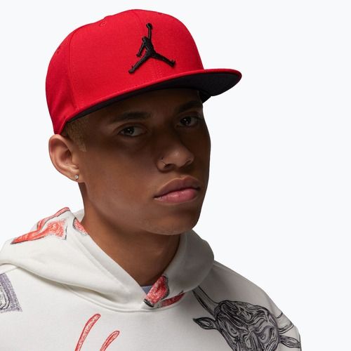 Czapka z daszkiem Nike Jordan Jumpman Pro gym red/black/black