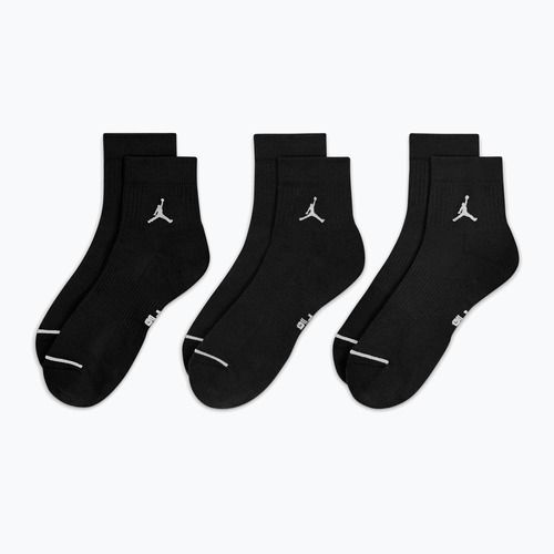 Calzini Nike Jordan Everyday Ankle 3 paia black/white