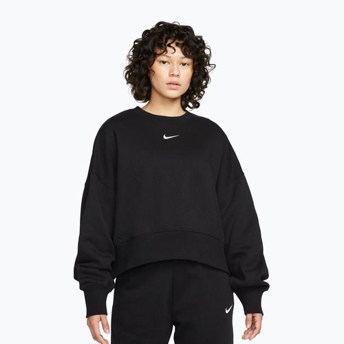 Felpa donna Nike Sportswear Phoenix Fleece Oversized black/sail