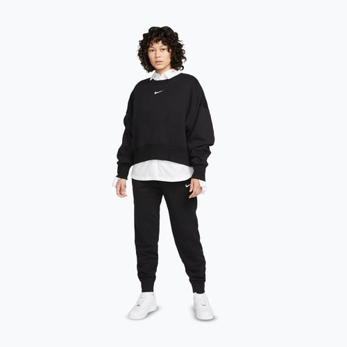 Felpa donna Nike Sportswear Phoenix Fleece Oversized black/sail