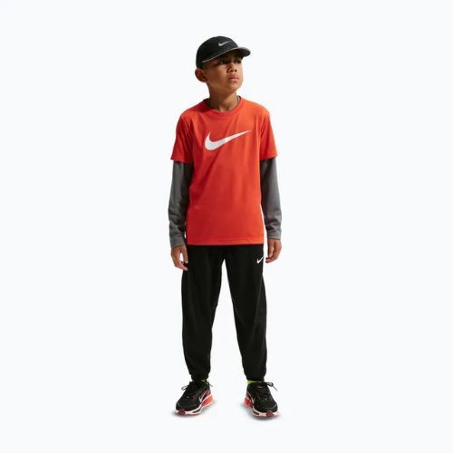 Pantaloni da bambino Nike Pro Dri-Fit black/smoke grey/white