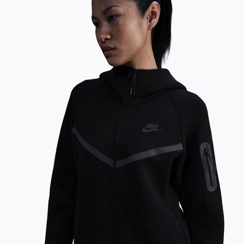 Felpa donna Nike Sportswear Tech Fleece Windrunner black/black