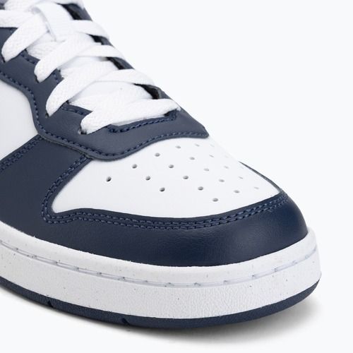 Scarpe da bambino Nike Court Borough Low Next Bloom white/white/midnight navy