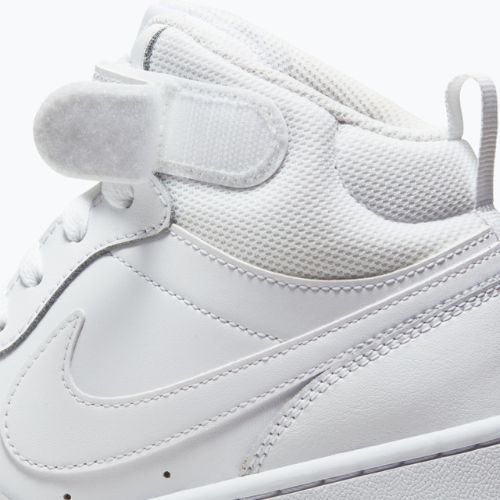 Scarpe per bambini Nike Court Borough Mid 2 white/white/white