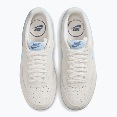 Scarpe Nike Court Vision Low donna phantom/light bone/psychic blue