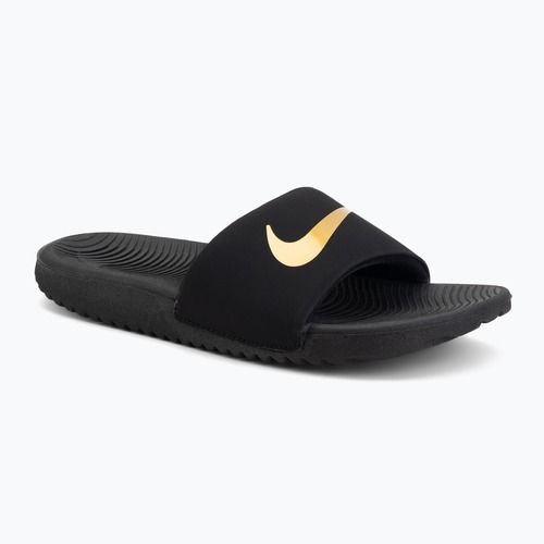 Ciabatte per bambini Nike Kawa black/metallic gold