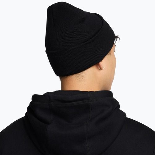 Berretto invernale Nike Peak Swoosh Beanie black/white