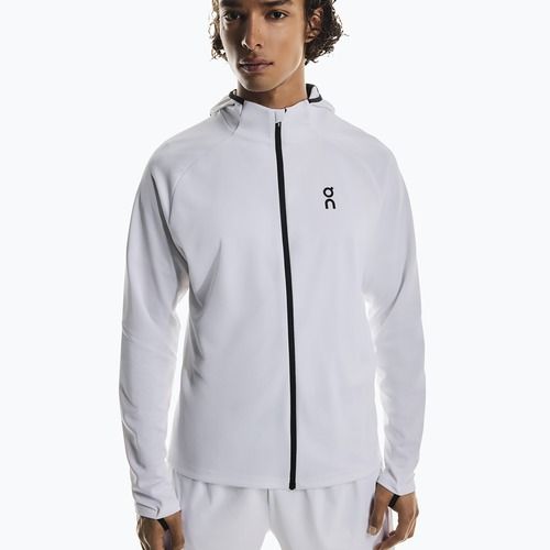 Felpa running uomo On Climate Zip Hoodie white