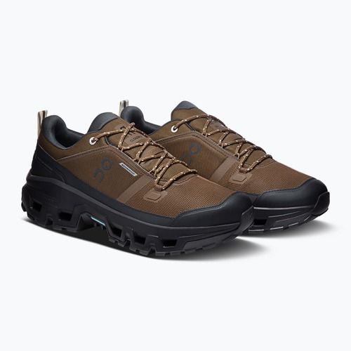 Scarpe da uomo On Cloudrock Low Waterproof earth/black