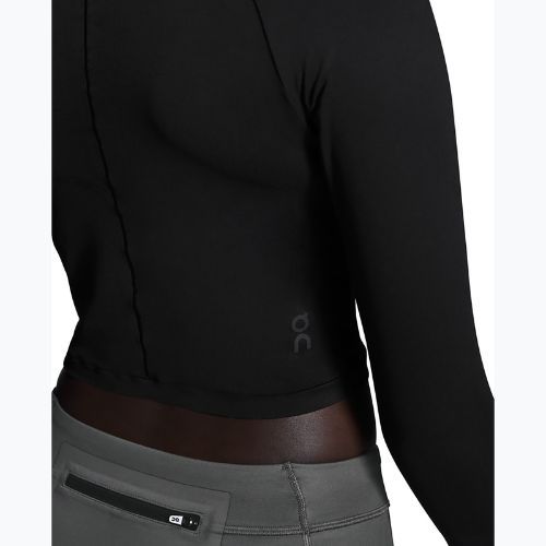 Maglia a maniche lunghe da allenamento da donna On Studio Long-T Crop black