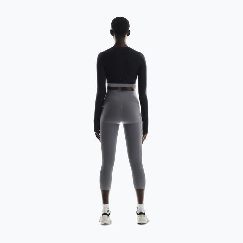 Maglia a maniche lunghe da donna per allenamento On Train Crop black