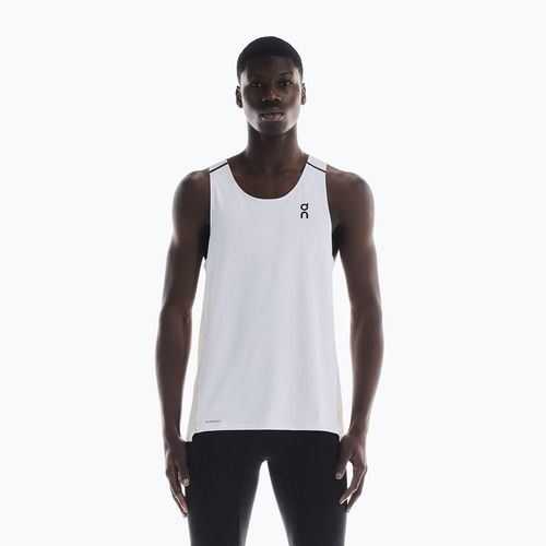 Canotta running uomo On Performance Tank white/silver
