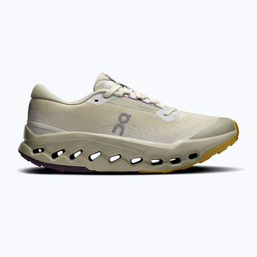 Scarpe da running da donna On Cloudsurfer Trail 2 Waterproof ghost/chalk