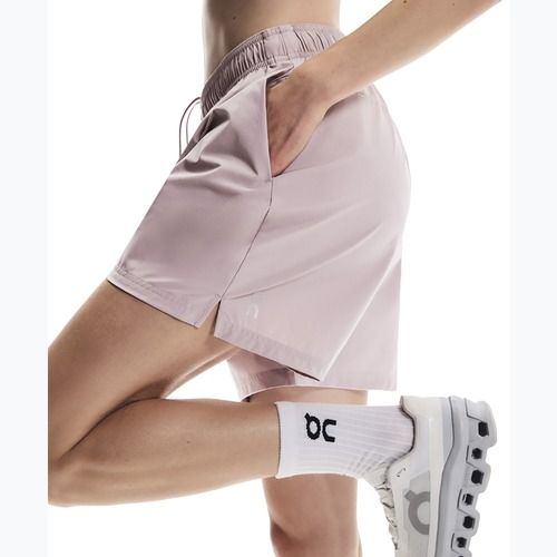 Pantaloncini running donna On 5" Core heron
