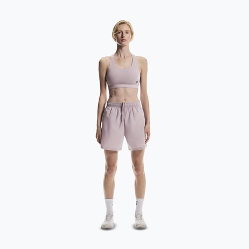 Pantaloncini running donna On 5" Core heron