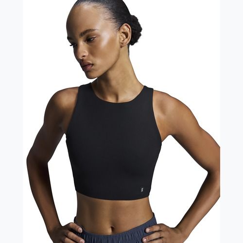 Top da running donna On Core 2-in-1 Crop black