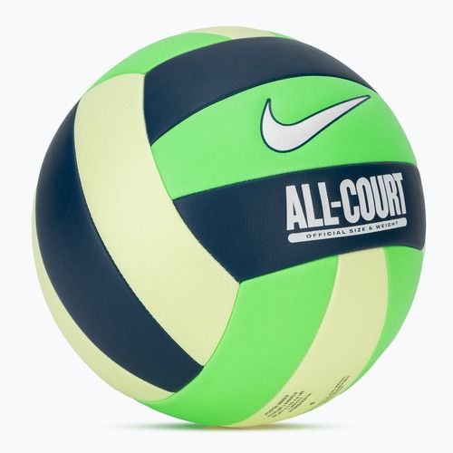 Pallone da pallavolo Nike All Court Volleyball Green Strike/Blue Force/White misura 5