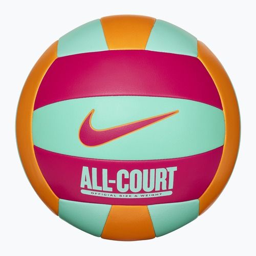 Pallone da volley Nike All Court Volleyball bright ceramic/bleached turq/rush pink taglia 5