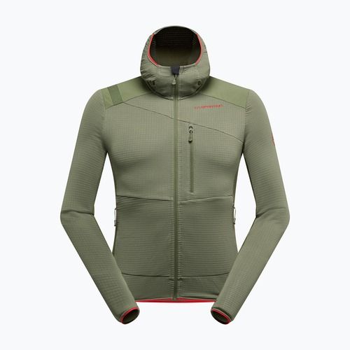 Pile da uomo La Sportiva Aequilibrium Thermal Hoody cypress/mountain red