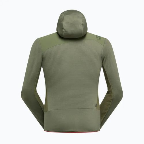 Pile da uomo La Sportiva Aequilibrium Thermal Hoody cypress/mountain red