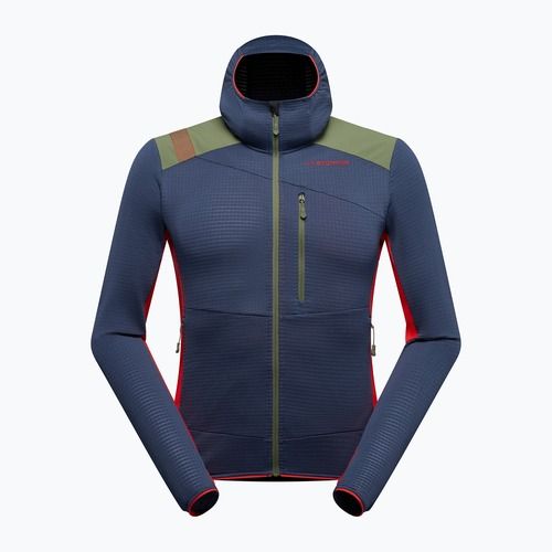 Pile da uomo La Sportiva Aequilibrium Thermal Hoody night sky/mountain red