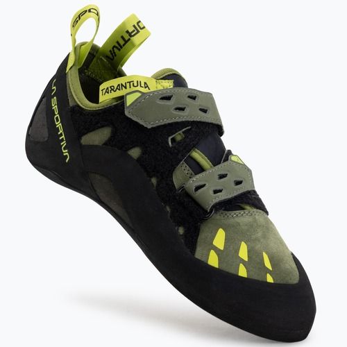 Scarpe da arrampicata uomo La Sportiva Tarantula olive/neon