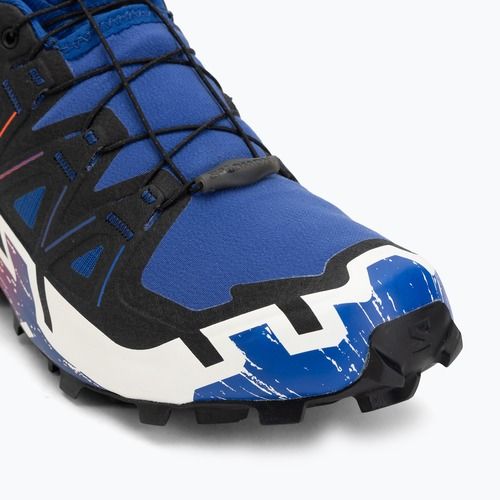 Scarpe da corsa Salomon Speedcross 6 GTX surf the web/fiery red/white