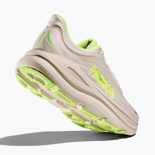 Scarpe da corsa da uomo HOKA Bondi 9 grout/neon yuzu