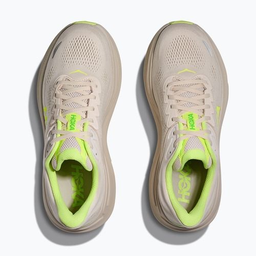 Scarpe da corsa da uomo HOKA Bondi 9 grout/neon yuzu