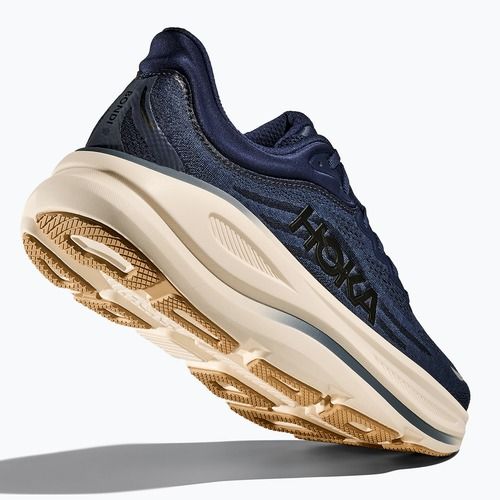 Scarpe da corsa uomo HOKA Bondi 9 Wide midnight blue/varsity navy