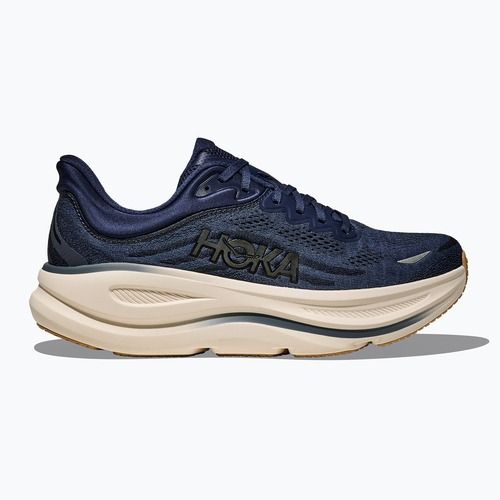 Scarpe da corsa uomo HOKA Bondi 9 Wide midnight blue/varsity navy